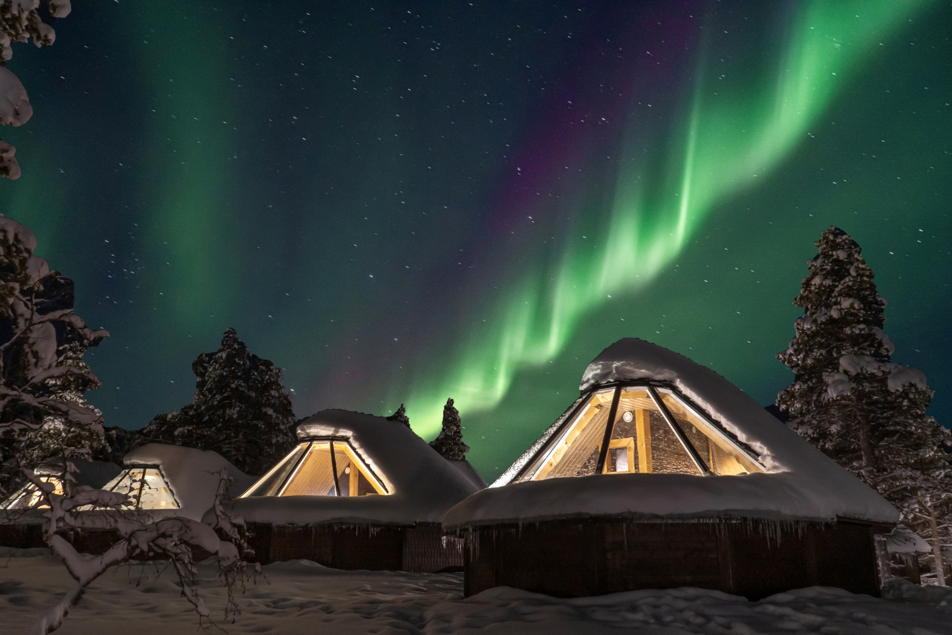 Inari Igloos on Lake Inari