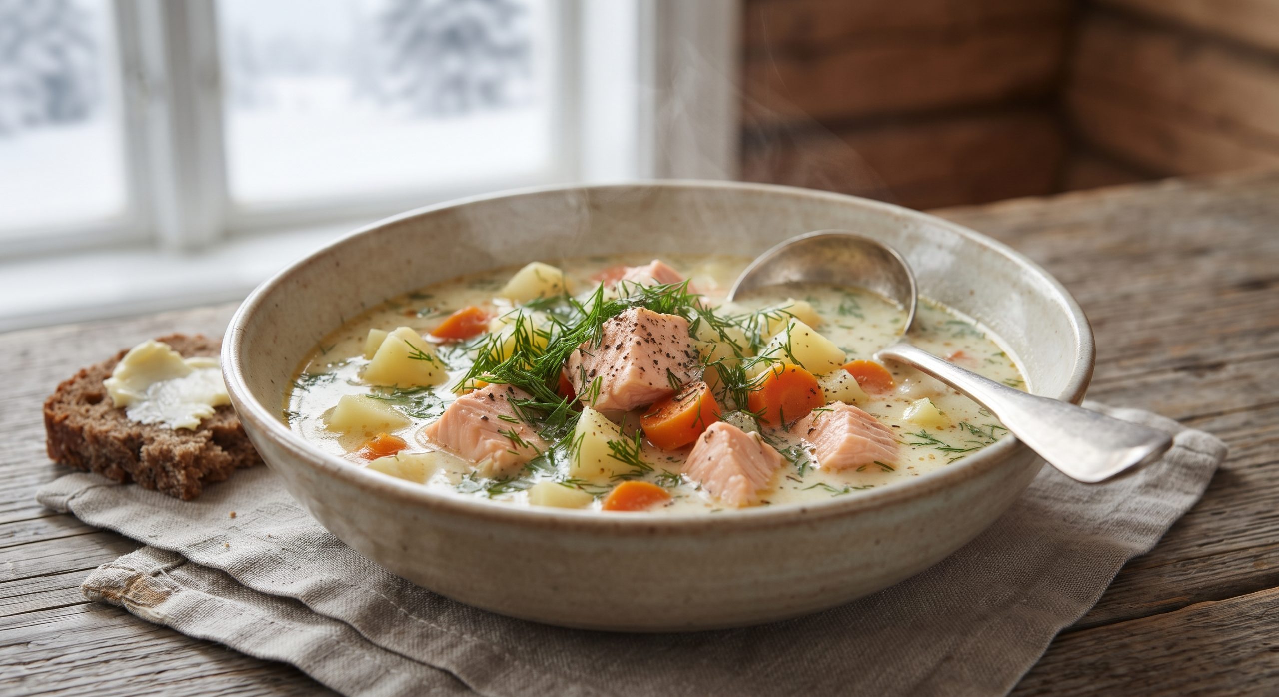 Lohikeitto salmon soup