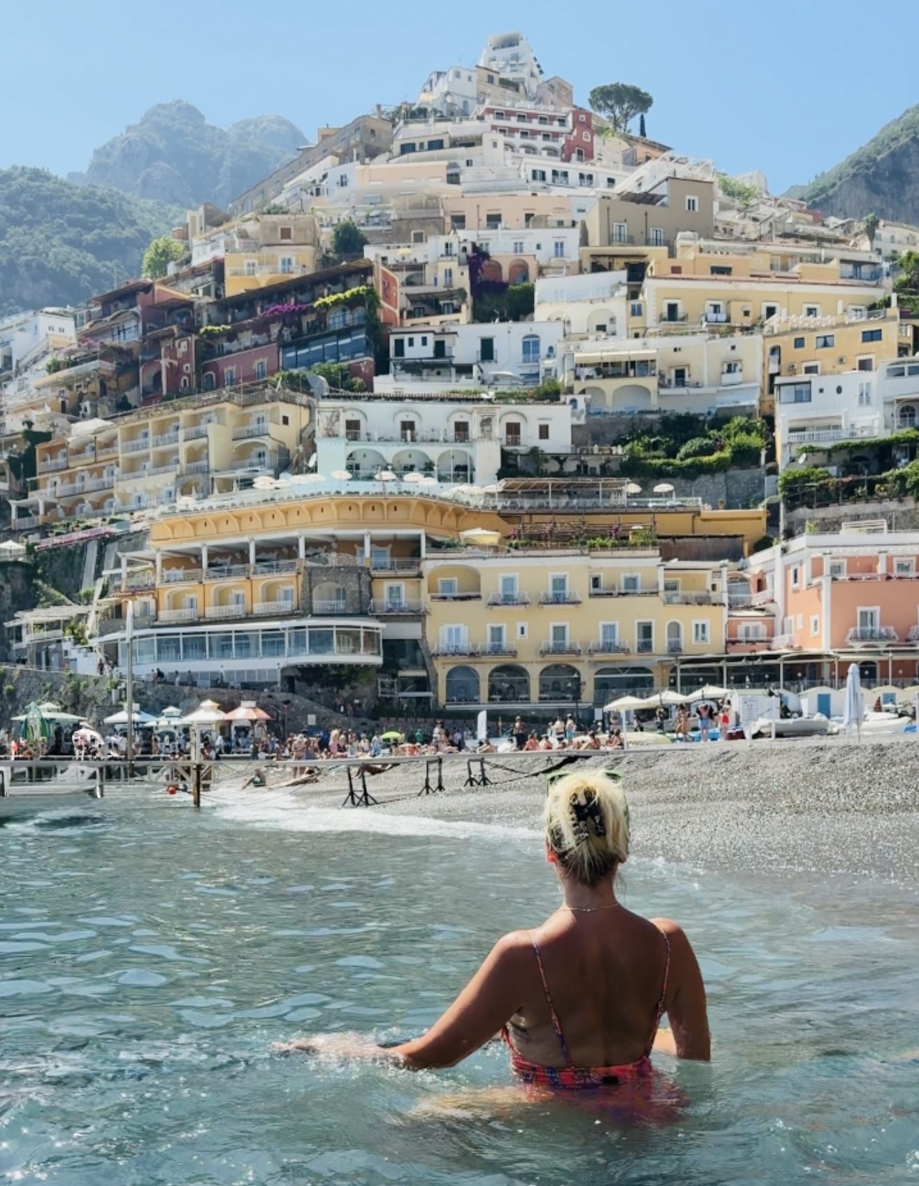 Gaby on the Amalfi Coast