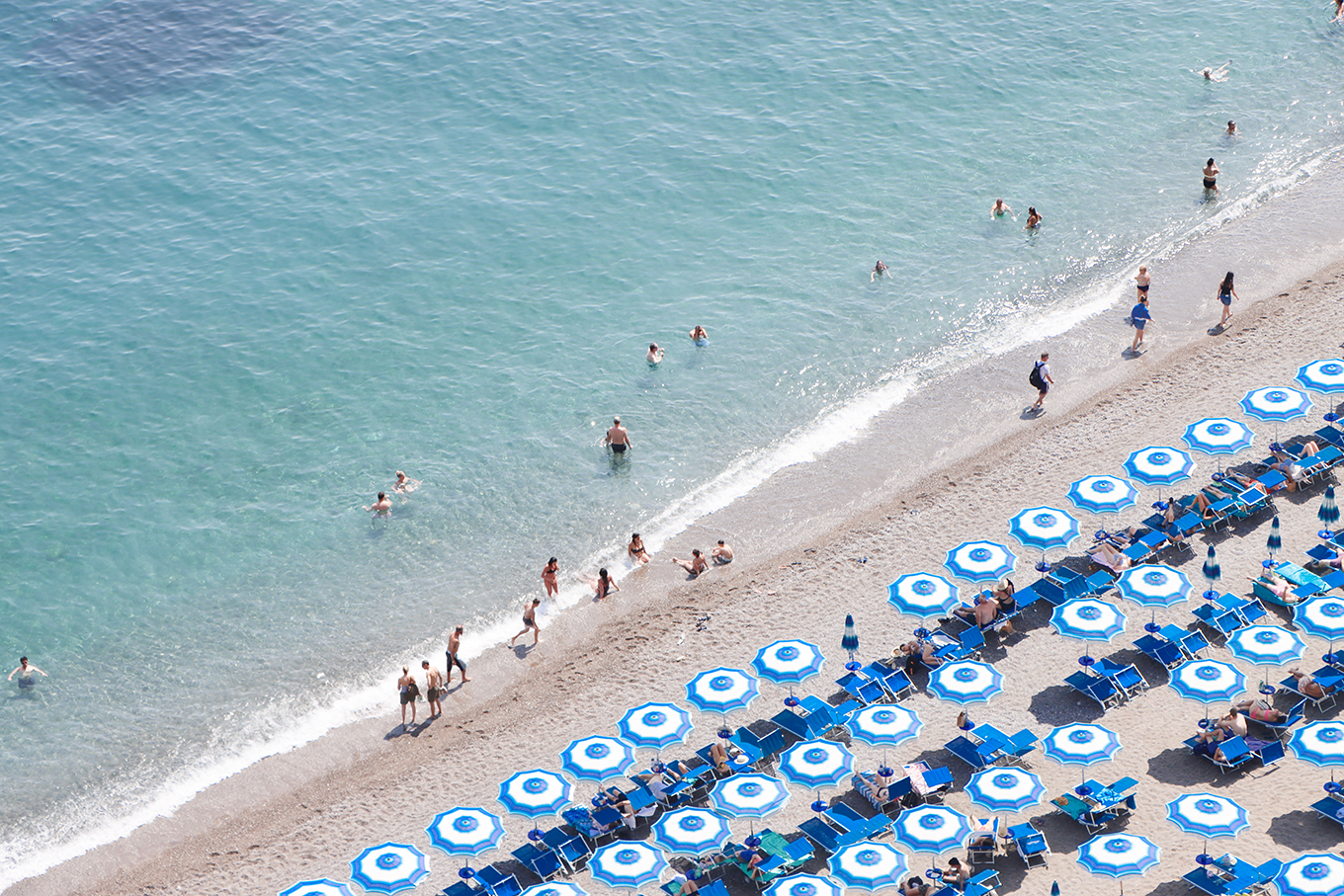 Amalfi beach and the coast