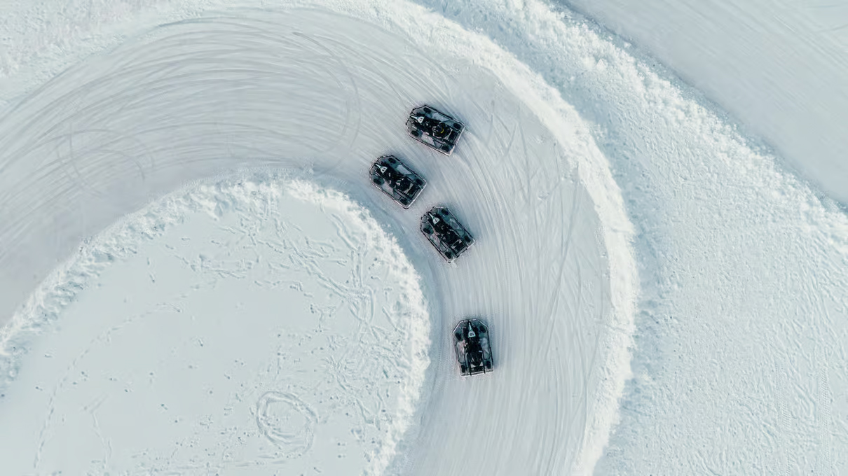 Icekarting in Levi